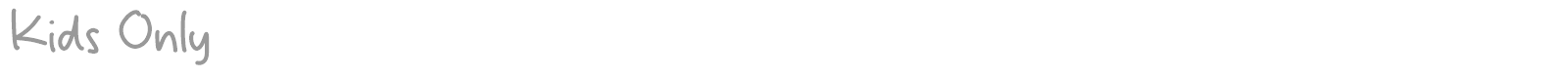 Kids Only font preview
